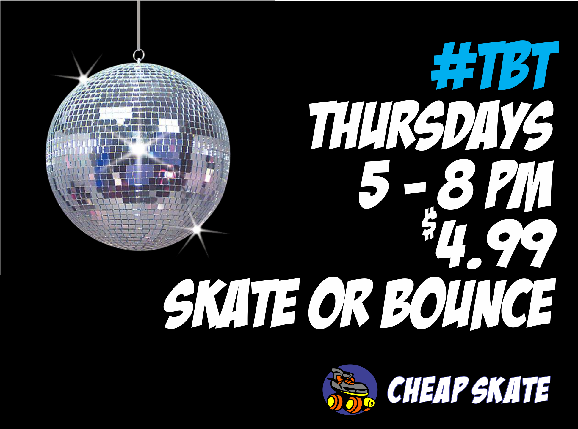 Cheap Skate–Schedule